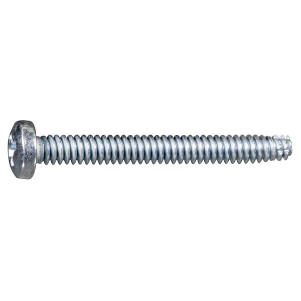 Midwest Fastener Sheet Metal Screw, #4 x 1 in, Zinc Plated Steel Pan Head Phillips Drive, 15 PK 931578 - main